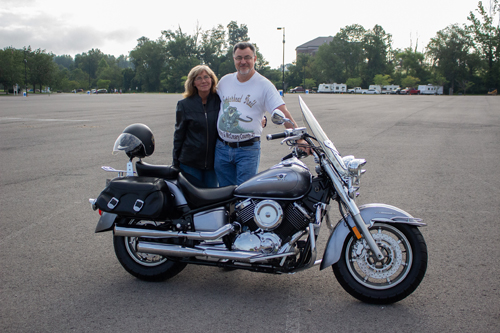 Riders on the Copperhead Trail motorcycle ride