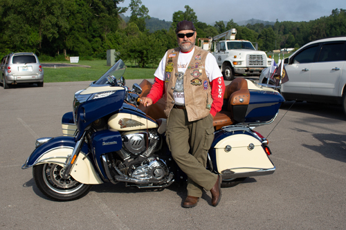 Riders on the Copperhead Trail motorcycle ride
