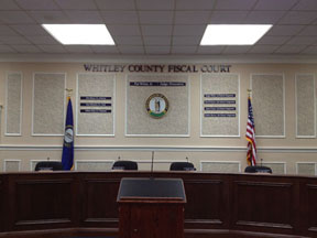 Whitley County Fiscal Court in session